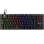 Teclado Mecânico Gamer Kalkan Loki TKL Rainbow Preto Switch Marrom ABNT2 - KLK00014
