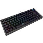 Teclado Mecânico Gamer Kalkan Blaze Pro RGB Preto 75% Gasket Mount Switch Marrom ABNT2 - KLK00016