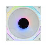 Kit 3x Cooler K-Mex AAUW ARGB Branco Infinity 3D 120mm com Controladora