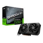 Placa de Vídeo MSI NVIDIA GeForce RTX 5060 Ti Shadow 2X OC Plus 8GB GDDR7 - 912-V536-023