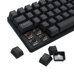 Teclado Mecânico Gamer Redragon Jax Rainbow Preto 60% Switch Marrom ABNT2 - K613-KB PT-BROWN
