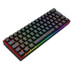 Teclado Magnético Gamer Redragon Fizz RGB Preto 60% Polling Rate 8K Rapid Trigger Switch Linear - K617RGB-M