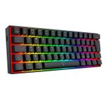 Teclado Magnético Gamer Redragon Fizz RGB Preto 60% Polling Rate 8K Rapid Trigger Switch Linear - K617RGB-M
