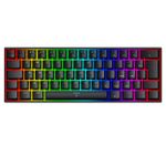 Teclado Magnético Gamer Redragon Fizz RGB Preto 60% Polling Rate 8K Rapid Trigger Switch Linear - K617RGB-M