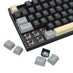 Teclado Mecânico Gamer Redragon Kumara RGB Preto Cinza e Amarelo Switch Marrom ABNT2 TKL - K552LGY-RGB