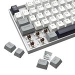 Teclado Mecânico Gamer Redragon Kumara RGB Branco Preto e Cinza Switch Marrom ABNT2 TKL - K552WGL-RGB