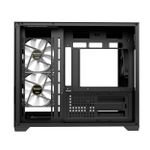 Gabinete Gamer Gamdias Aura GC10M ARGB V2 c/ 3x Fans Mid Tower Preto - AURA GC10M ARGB V2