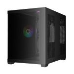 Gabinete Gamer Gamdias Aura GC10M ARGB V2 c/ 3x Fans Mid Tower Preto - AURA GC10M ARGB V2