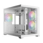 Gabinete Gamer Gamdias Aura GC10M ARGB V2 c/ 3x Fans Mid Tower Branco - AURA GC10M ARGB V2 WH