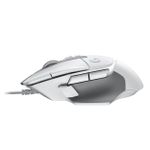 Mouse Gamer Logitech G502 X HERO 25K 13 Botões Branco - 910-006145