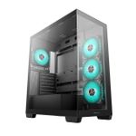 Gabinete Gamer DeepCool CG580 4F Preto c 4x Fans ARGB - R-CG580-BKADA4-G-1