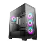 Gabinete Gamer DeepCool CG580 4F Preto c 4x Fans ARGB - R-CG580-BKADA4-G-1