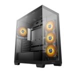 Gabinete Gamer DeepCool CG580 4F Preto c 4x Fans ARGB - R-CG580-BKADA4-G-1