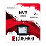 SSD Kingston NV3 2TB NVMe PCIe 4.0 M.2 2230 Leitura 6000MB/s Gravação 5000MB/s - SNV3SM3/2TO