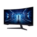 Monitor Gamer Curvo Samsung Odyssey G5 34 UWQHD 165Hz 1ms HDMI DisplayPort - LC34G55TWWLMZD