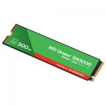 SSD Western Digital WD Green SN3000 500GB NVMe PCIe 4.0 M.2 2280 Leitura 5000MB/s Gravação 4100MB/s - WDS500G4G0E