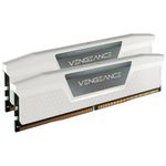 Memória Corsair Vengeance 32GB (2x16GB) 6000MHz DDR5 CL36 Branco - CMK32GX5M2E6000C36W