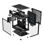 Gabinete Gamer Gamdias Neso P1 Pro Vidro Curvado Reversível c 3x Fans Full Tower Preto - NESO P1 PRO B
