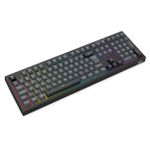 Teclado Membrana Gamer Redragon Crux Pro RGB Preto e Cinza ABNT2 - K518RGB-PRO-GB