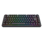 Teclado Mecânico Gamer Sem Fio Redragon Ucal Pro RGB Preto Switch Marrom com Knob ABNT2 - K673-RGB-PRO