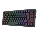 Teclado Mecânico Gamer Sem Fio Redragon Ucal Pro RGB Preto Switch Marrom com Knob ABNT2 - K673-RGB-PRO
