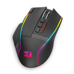 Mouse Gamer Sem Fio Redragon Swain Preto - M915RGB-WL