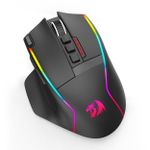Mouse Gamer Sem Fio Redragon Swain Preto - M915RGB-WL