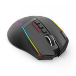 Mouse Gamer Sem Fio Redragon Swain Preto - M915RGB-WL
