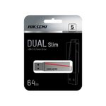 Pen Drive Hiksemi Dual Drive E307C 64GB USB 3.0 - HS-USB-E307C/64G/U3
