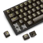 Teclado Mecânico Gamer Sem Fio Redragon Pollux Pro Clear Black RGB Switch Crystal ABNT2 - K628CTB-RGB-PRO PT