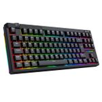 Teclado Magnético Gamer Redragon Otiim Preto RGB TKL Switch Redragon UltraMag HE 8K Rapid Trigger ABNT2 - K729RGB-M