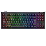 Teclado Magnético Gamer Redragon Otiim Preto RGB TKL Switch Redragon UltraMag HE 8K Rapid Trigger ABNT2 - K729RGB-M