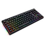 Teclado Magnético Gamer Redragon Otiim Preto RGB TKL Switch Redragon UltraMag HE 8K Rapid Trigger ABNT2 - K729RGB-M