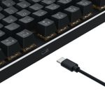 Teclado Magnético Gamer Redragon Dharma Preto RGB 8K Rapid Trigger ABNT2 - K556RGB-M