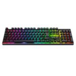 Teclado Magnético Gamer Redragon Dharma Preto RGB 8K Rapid Trigger ABNT2 - K556RGB-M