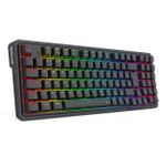 Teclado Mecânico Gamer Redragon Gloria RGB Preto 1800 Compact Gasket Mount Switch Marrom ABNT2 - K664-RGB (PT-BROWN)