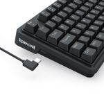 Teclado Mecânico Gamer Redragon Gloria RGB Preto 1800 Compact Gasket Mount Switch Marrom ABNT2 - K664-RGB (PT-BROWN)