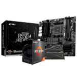 KIT AMD - Processador AMD Ryzen 7 5700X + Placa Mãe MSI B550M PRO-VDH WIFI + Memória RAM 16GB (2x8GB) DDR4 - AM4