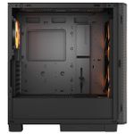 Gabinete Gamer Cougar Airface Flo RGB Preto Mid Tower com 3 Fans - 385YA60.0001
