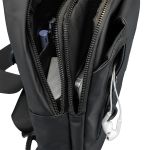 Mochila de Ombro Cougar Unride Preto 4 Litros Resisntente à Água com USB - CGR-UNIRIDE