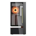 Gabinete Gamer Cougar CFV235 Vision Preto Mid Tower com 3 Fans ARGB Tela IPS LCD 9.16 - 382DA40.0003