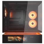 Gabinete Gamer Cougar CFV235 Vision Preto Mid Tower com 3 Fans ARGB Tela IPS LCD 9.16 - 382DA40.0003