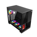 Gabinete Gamer Redragon Eternal Pro Preto Mid Tower com Tela LCD - CA-613B