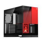 Gabinete Gamer Redragon Eternal Pro Preto e Vermelho Mid Tower com Tela LCD - CA-613BR