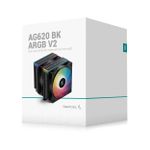 Cooler p/ Processador DeepCool AG620 BK ARGB V2 Preto - R-AG620-BKAMMN-GJD