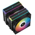 Cooler p/ Processador DeepCool AG620 BK ARGB V2 Preto - R-AG620-BKAMMN-GJD