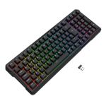 Teclado Mecânico Gamer Redragon Arlokks Preto RGB 1800 Compact Switch Redragon RPC Linear QMK ABNT2 - K742B