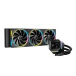 Water Cooler DeepCool LM360 ARGB Preto Com Tela IPS 2.4 - R-LM360-BKDMMC-1