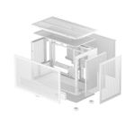 Gabinete Gamer DeepCool CH260 MIni-ITX Branco - R-CH260-WHNGM0-G-1