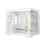 Gabinete Gamer DeepCool CG330 Branco Mid Tower com 3 Fans ARGB  - R-CG330-WHNGM3-G